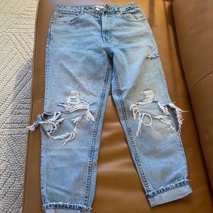 Zara boyfriend fit size 8